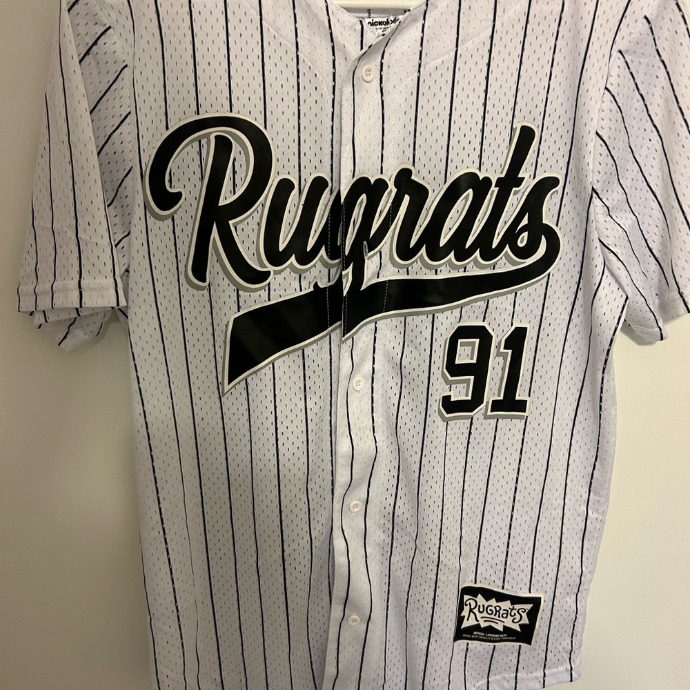 Vintage 90s Rugrats Baseball Jersey Size small